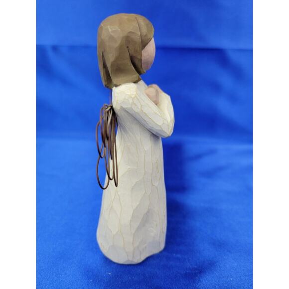 Willow Tree "Sign for Love" free standing 5" Arms Crossed Angel Wings (2003) - Picture 4 of 6
